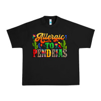 Black Allergic to pendejas Urban Heavy Tee - RanaPortraitStore