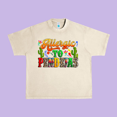 Allergic To Pendejas Urban Heavy Tee Designed By Ranaportraitstore