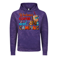 Cloud Purple weekends coffee and camping frappe coffee Vintage Hoodie - FaDigitalArtStudio