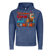 Vintage Denim weekends coffee and camping frappe coffee Vintage Hoodie - FaDigitalArtStudio