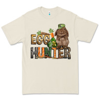 Bone Egg hunter with rabbit Easter Day Premium Tee - HowdyJamesFarm