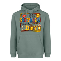 Sage its a softball kinda day Heavyweight Hoodie - AdoDesignShop