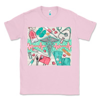 Bubblegum Pink nurse medical equipment Classic Tee - TumblerDesignByShophia