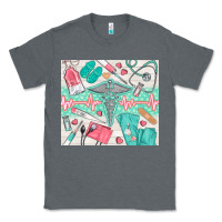 Charcoal Heather nurse medical equipment Classic Tee - TumblerDesignByShophia