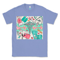 Colony Blue nurse medical equipment Classic Tee - TumblerDesignByShophia