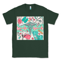 Sports Green nurse medical equipment Classic Tee - TumblerDesignByShophia