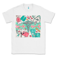 White nurse medical equipment Classic Tee - TumblerDesignByShophia