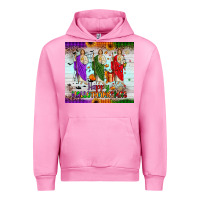 Fuchsia Pink san judas happy  hallothanksmas Urban Hoodie - JahusDesignShop