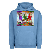 Pigment Pebble Blue san judas happy  hallothanksmas Urban Hoodie - JahusDesignShop
