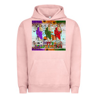 Pigment Salmon san judas happy  hallothanksmas Urban Hoodie - JahusDesignShop