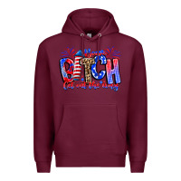 Burgundy boom bitch get out the way Premium Hoodie - CowhideDigitalArt