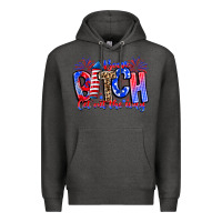 Charcoal Heather boom bitch get out the way Premium Hoodie - CowhideDigitalArt