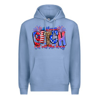 Colony Blue boom bitch get out the way Premium Hoodie - CowhideDigitalArt