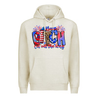 Oatmeal Heather boom bitch get out the way Premium Hoodie - CowhideDigitalArt
