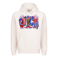 Pale Pink boom bitch get out the way Premium Hoodie - CowhideDigitalArt