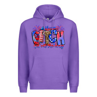 Purple boom bitch get out the way Premium Hoodie - CowhideDigitalArt