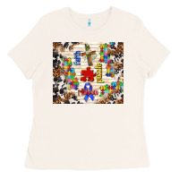 Bone Faith puzzle ribbon tumbler Ladies Tee - TumblerDesignByShophia