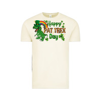Vintage Arctic St. Patrick's Happy Pat T-Rex Day with rainbow Vintage Tee - HowdyJamesFarm