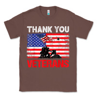 Chestnut thank you veterans service patriot veteran day american flag t shirt Classic Tee - maiPhamDesign