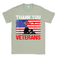 Matcha thank you veterans service patriot veteran day american flag t shirt Classic Tee - maiPhamDesign