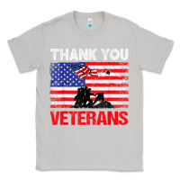Moon Dust thank you veterans service patriot veteran day american flag t shirt Classic Tee - maiPhamDesign