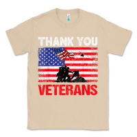 Mushroom thank you veterans service patriot veteran day american flag t shirt Classic Tee - maiPhamDesign