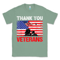 Sage thank you veterans service patriot veteran day american flag t shirt Classic Tee - maiPhamDesign
