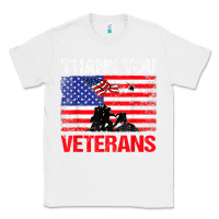 White thank you veterans service patriot veteran day american flag t shirt Classic Tee - maiPhamDesign