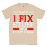 Mushroom Funny I Fix Stuff And I Know Things That's What I Do Funny T Shirt Classic Tee - maiPhamDesign