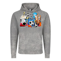 Cloud Rock Soccer Coffee Cups Vintage Hoodie - FaDigitalArtStudio