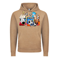Vintage Coffee Soccer Coffee Cups Vintage Hoodie - FaDigitalArtStudio