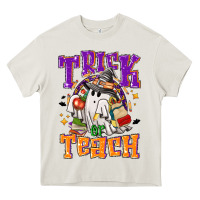 Cream trick or teach halloween Heavy Core Tee - NancyCooperArtShop