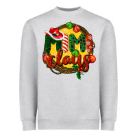 Heather Grey mimi claus christmas Heavyweight Sweatshirt - BarkalooDesign