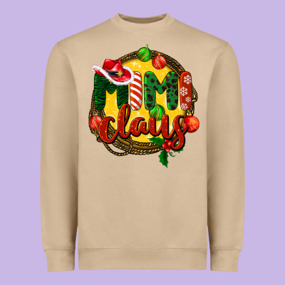 Mimi Claus Christmas Heavyweight Sweatshirt Designed By Barkaloodesign