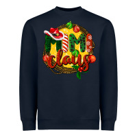 Navy mimi claus christmas Heavyweight Sweatshirt - BarkalooDesign