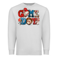 Dove Grey game day baseball Premium Sweatshirt - AdoDesignShop