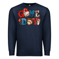 Navy game day baseball Premium Sweatshirt - AdoDesignShop