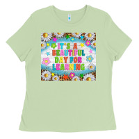 Matcha It's a beautiful day for learning tumblr Ladies Tee - TumblerDesignByShophia