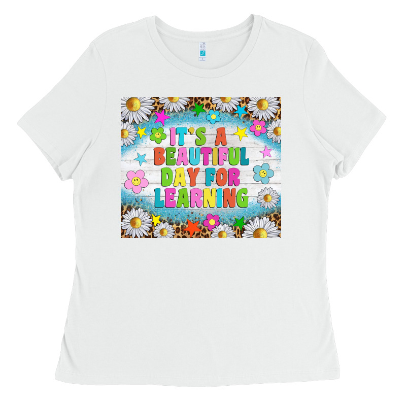 It's A Beautiful Day For Learning Tumblr Ladies Tee by TumblerDesignByShophia | Teevron
