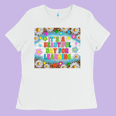 It's A Beautiful Day For Learning Tumblr Ladies Tee Designed By Tumblerdesignbyshophia