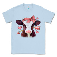 Dusty Blue valentines day baby calf Classic Tee - Jasminsmagicworld