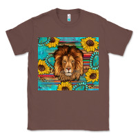 Chestnut western lion tumbler Classic Tee - Artiststas