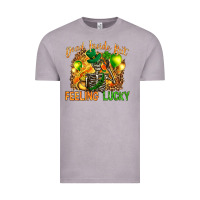 Vintage Zinc St. Patrick's Dead inside but feeling lucky Vintage Tee - HowdyJamesFarm