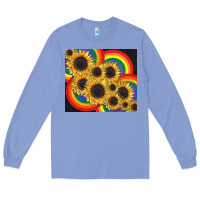Colony Blue Pride sunflower tumbler Long Sleeve Tee - FaDigitalArtStudio