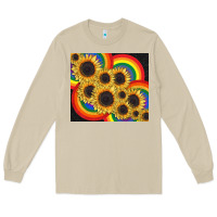 Mushroom Pride sunflower tumbler Long Sleeve Tee - FaDigitalArtStudio