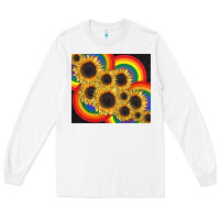 White Pride sunflower tumbler Long Sleeve Tee - FaDigitalArtStudio
