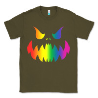 Army Green halloween gay lesbians pride pumpkin lgbt pride Classic Tee - maiPhamDesign
