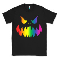 Black halloween gay lesbians pride pumpkin lgbt pride Classic Tee - maiPhamDesign