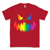 Red halloween gay lesbians pride pumpkin lgbt pride Classic Tee - maiPhamDesign