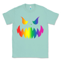 Seafoam halloween gay lesbians pride pumpkin lgbt pride Classic Tee - maiPhamDesign